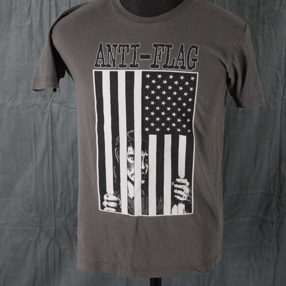 Punk Band Shirt (Retro) - Anti Flag No One is Free Other Oppressed - Mens Medium - Picture 1 of 9